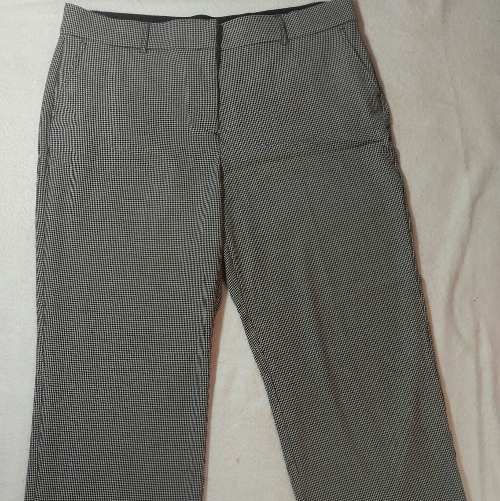 Kim Rogers Casual  Pants Black/White Size 18 Short